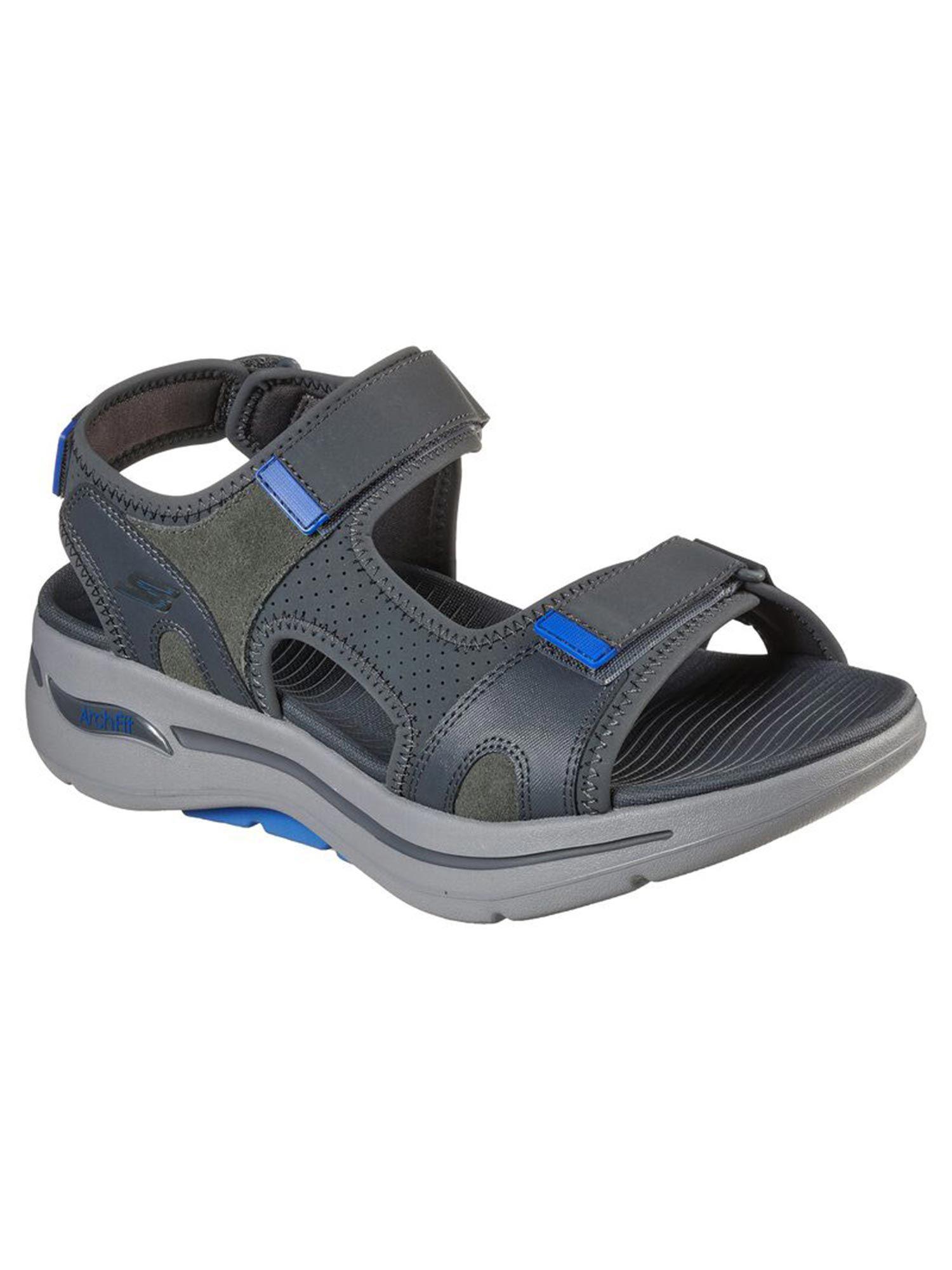 go walk arch fit sandal-missi charcoal arch fit sandals