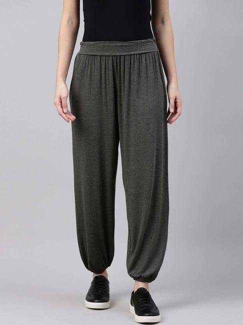 go colors! charcoal grey relaxed fit harem pants