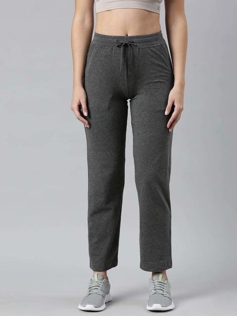 go colors! grey cotton sports track pants