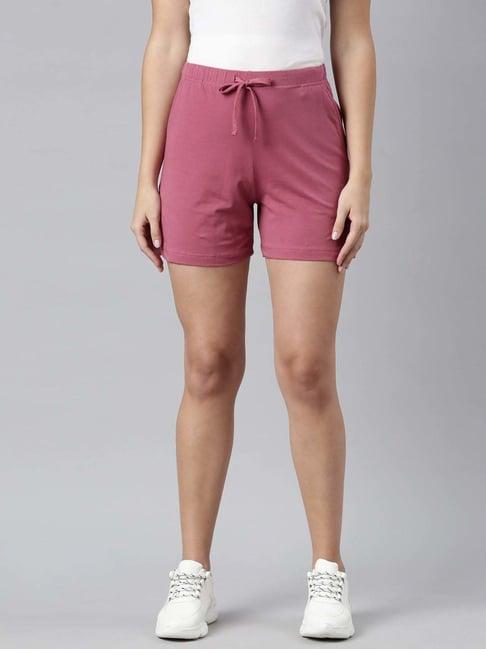 go colors! pink cotton shorts