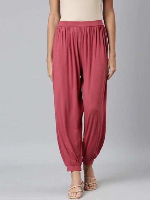 go colors! pink relaxed fit harem pants