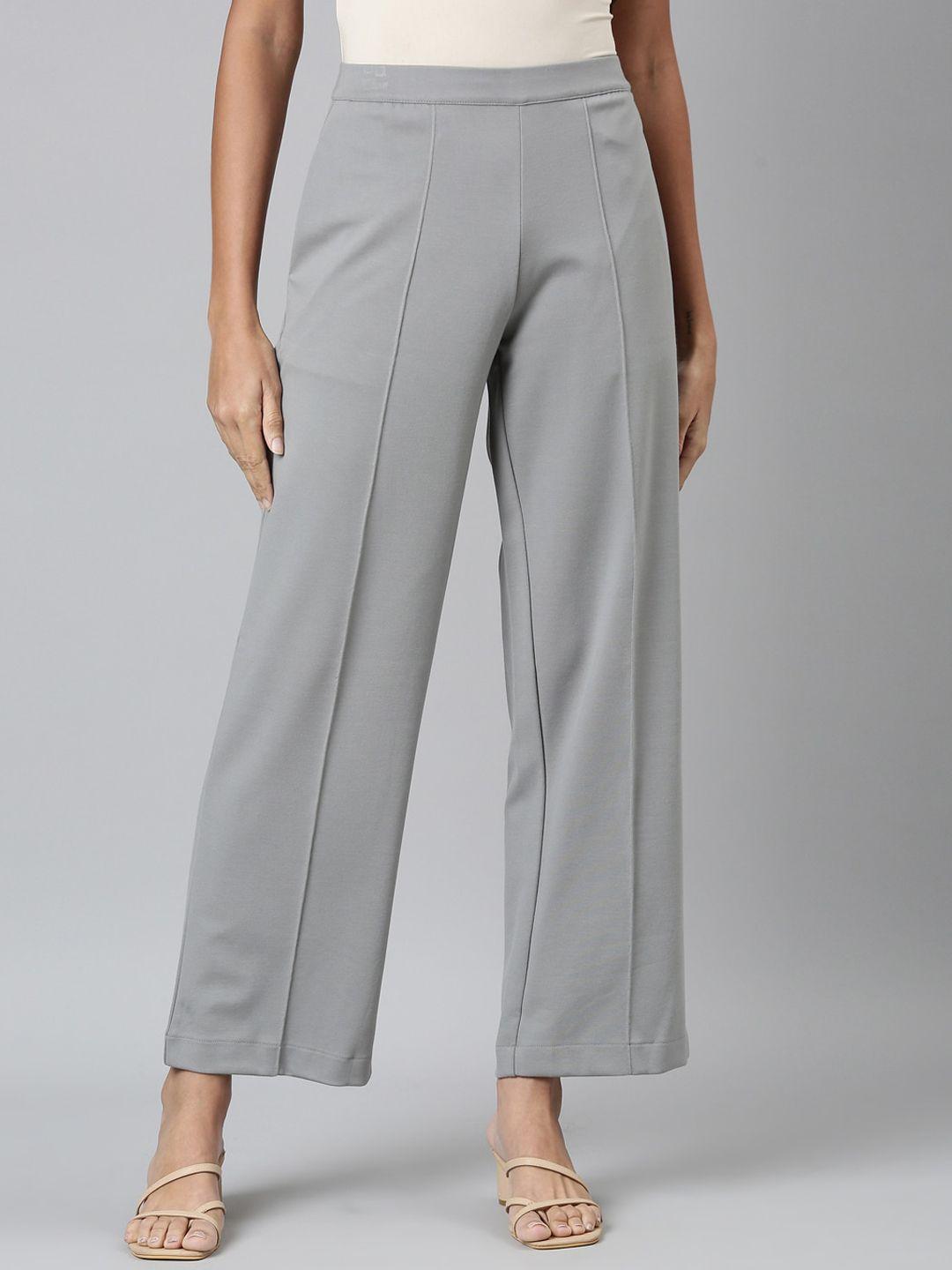go colors women high-rise trousers