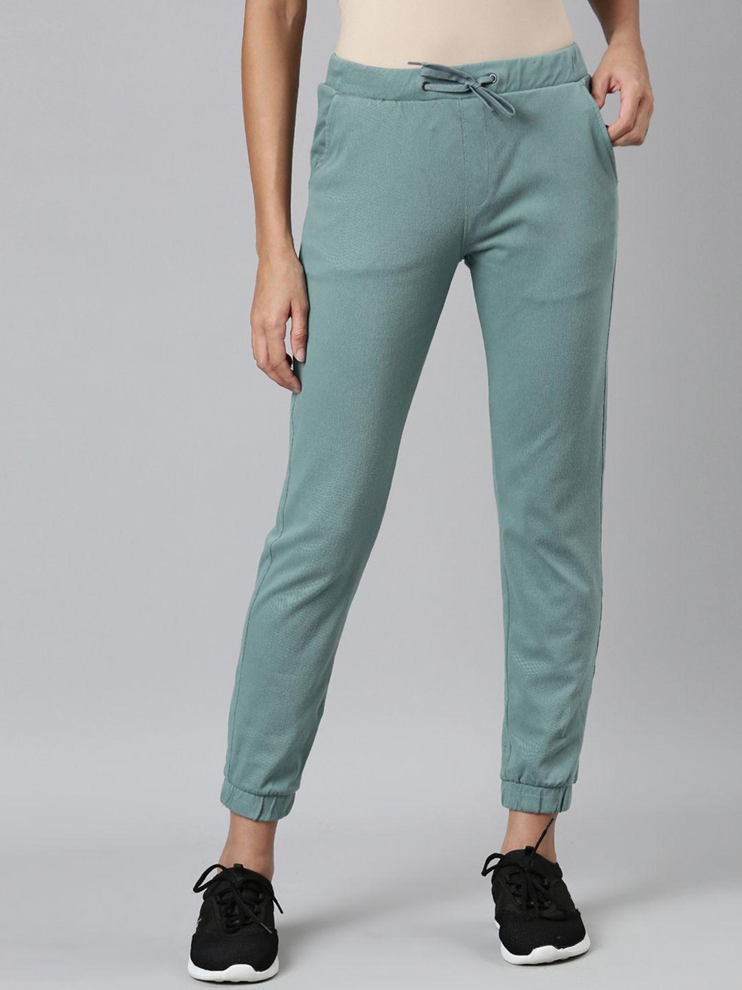 go colors women mid-rise joggers