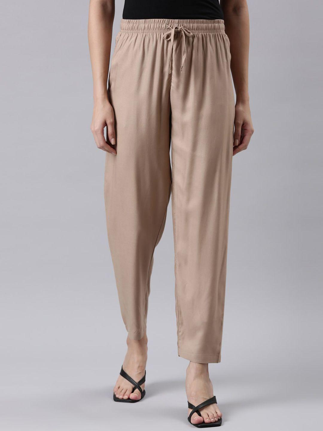 go colors women relaxed trousers