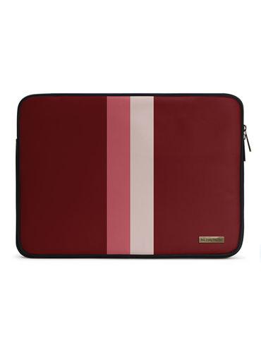 go faster coral zippered sleeve for laptop-macbook