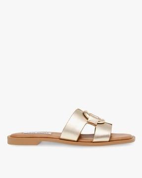 go-getter leather flat sandals