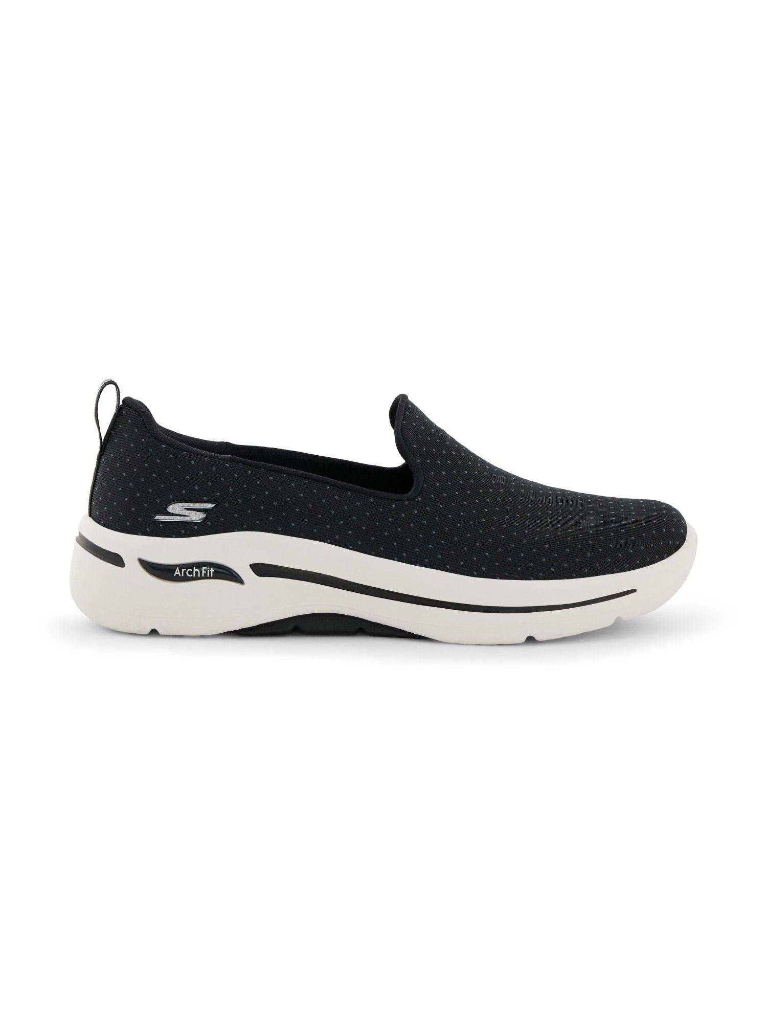 go walk arch fit - morning st black walking shoes
