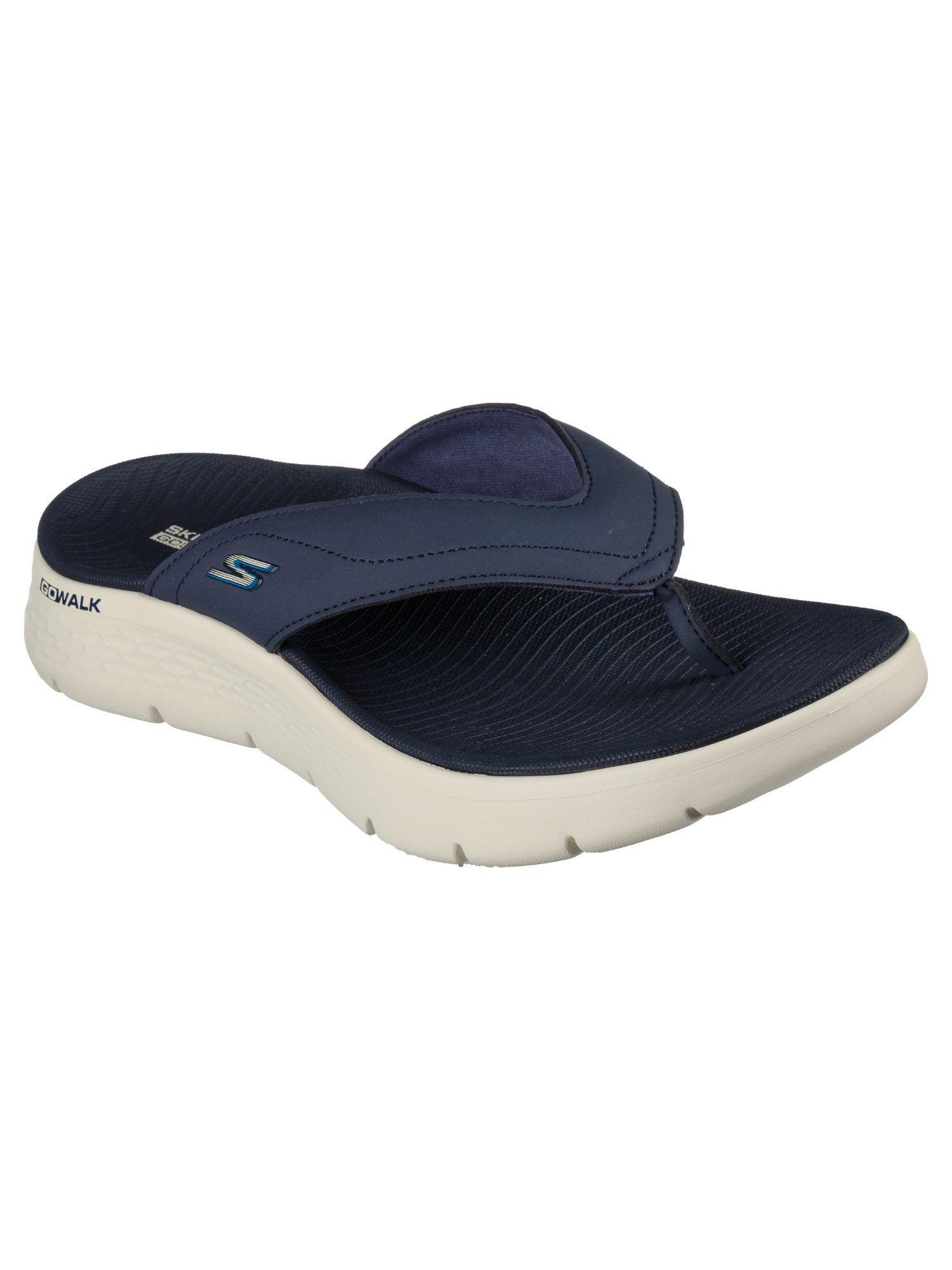 go walk flex sandal navy blue flipflops