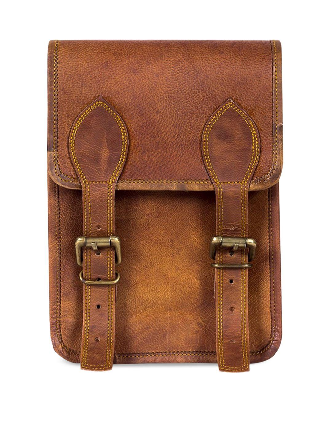 goatter solid structured satchel