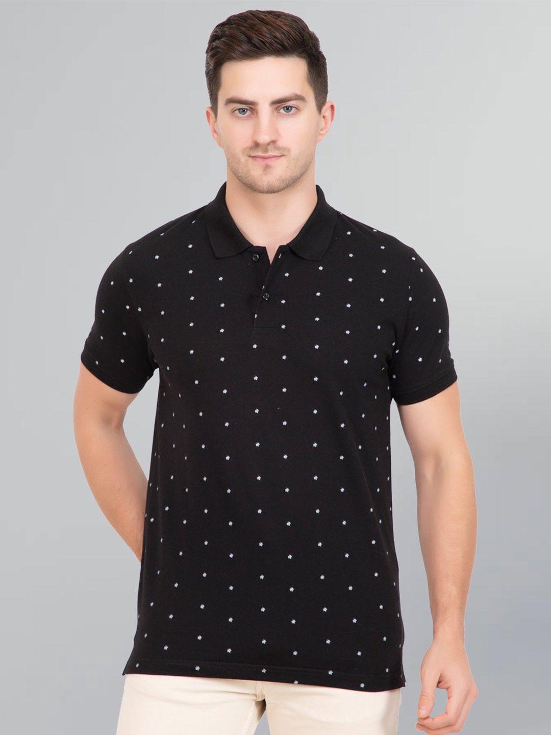 godfrey conversational printed polo collar cotton rapid-dry t-shirt