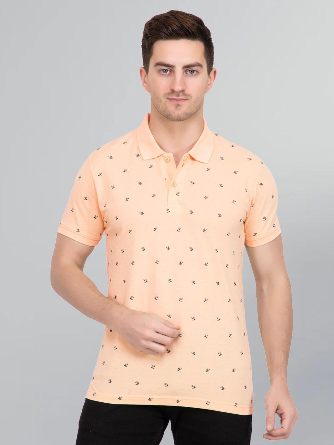 godfrey conversational printed polo collar t-shirt