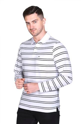 godfrey cotton full sleeve collar tshirt for men size - xxxl - large (3xl / 46)