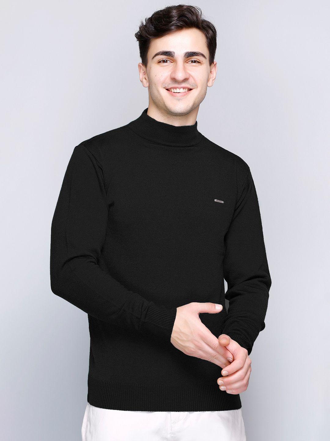 godfrey men black woollen pullover