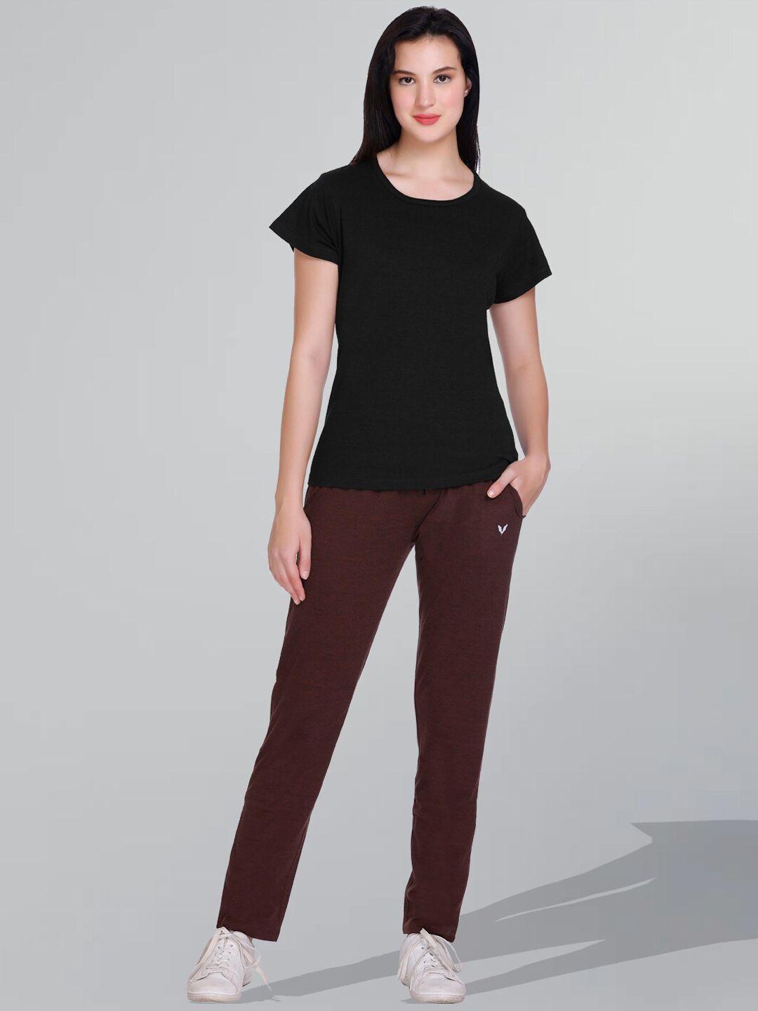 godfrey round neck cotton t-shirt with trousers