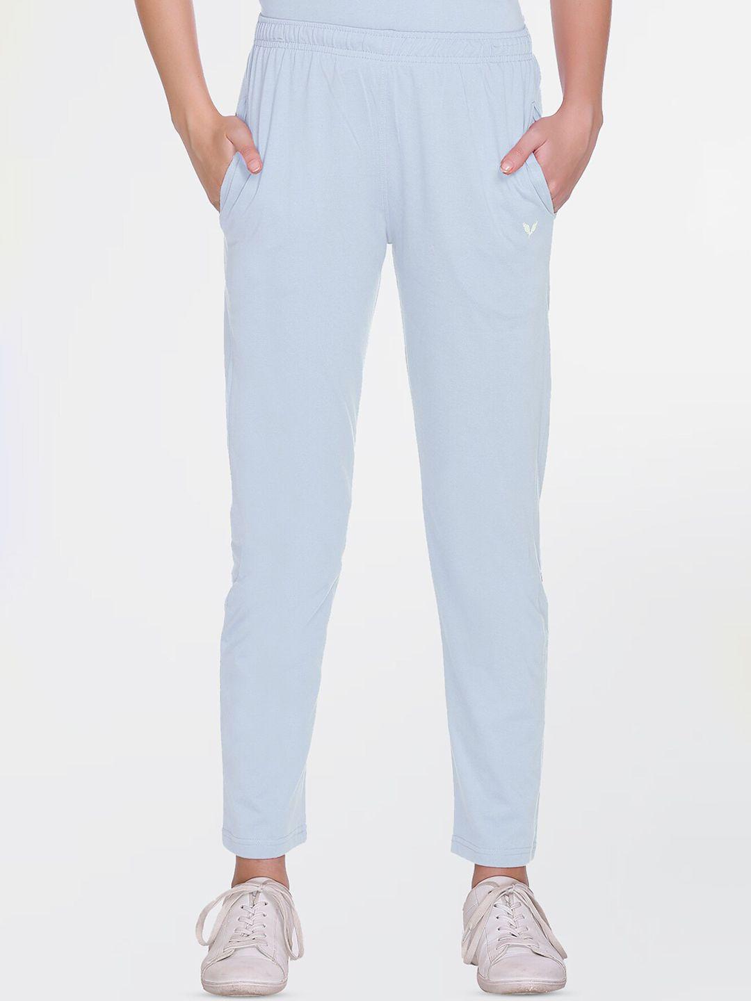 godfrey women slim fit mid-rise cotton track pants