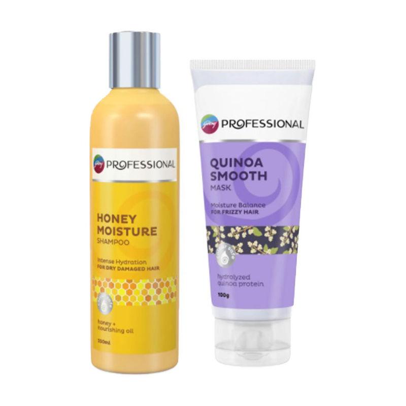 godrej professional honey moisture shampoo + mask combo