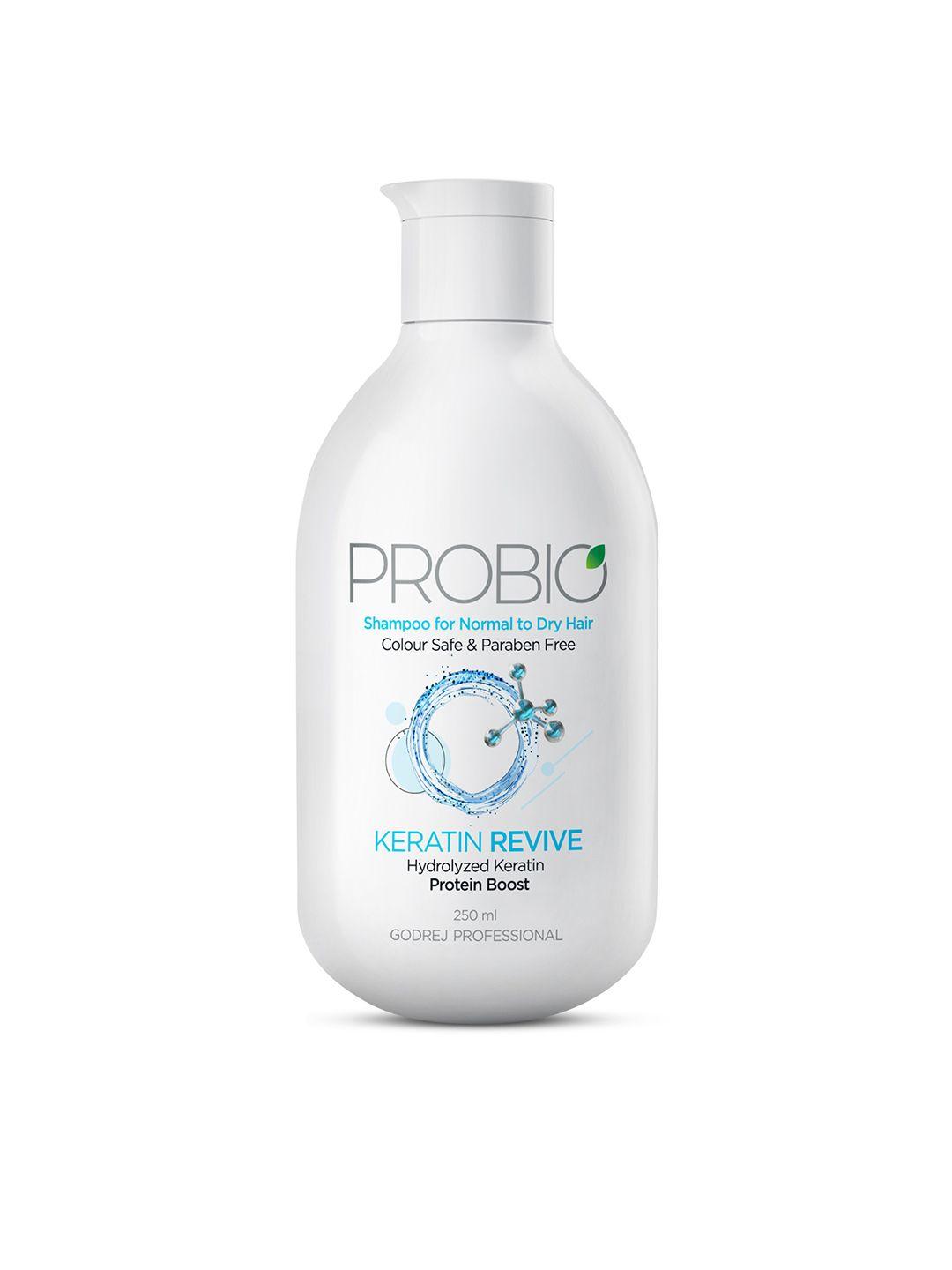 godrej professional probio keratin revive shampoo for protein boost - 250 ml