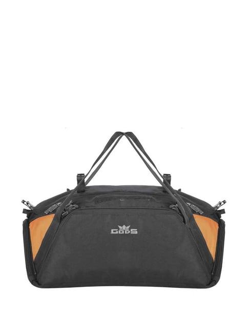 gods black solid saddle bag