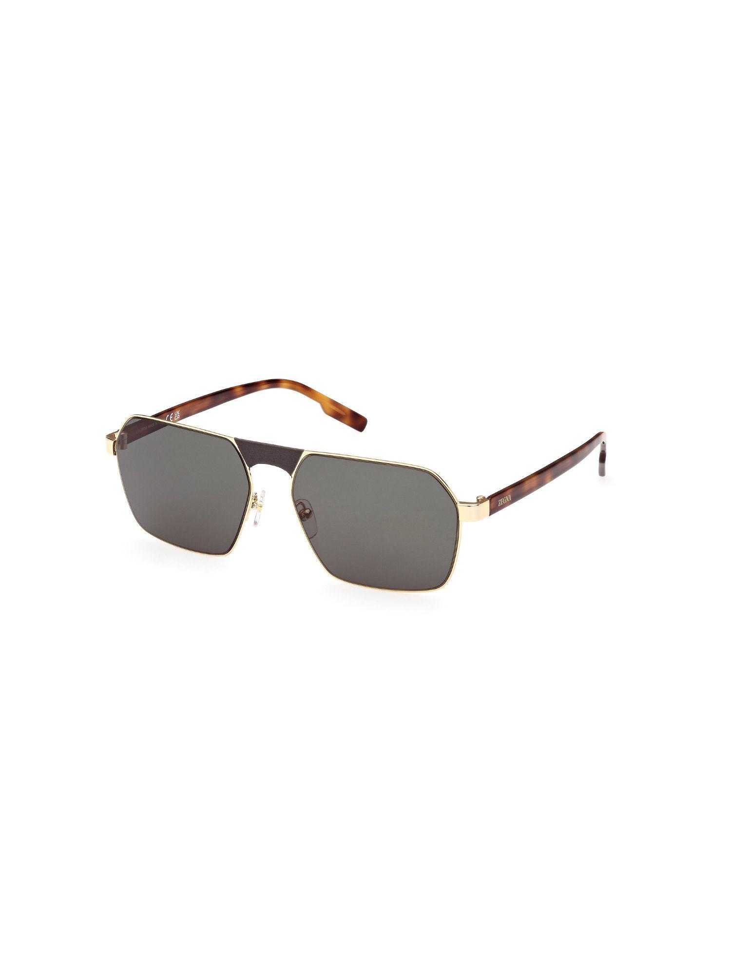 gold pilot polarised and uv protection sunglasses ez0210 59 30n (59)