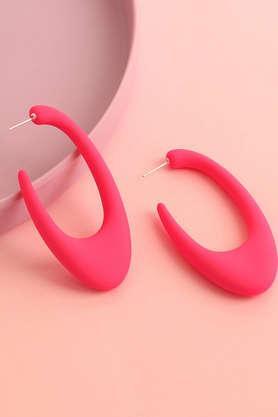 gold plated casual designer hoop earring for women
