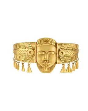 gold plated cuff bracelet