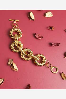gold plated designer casual bracelet for women