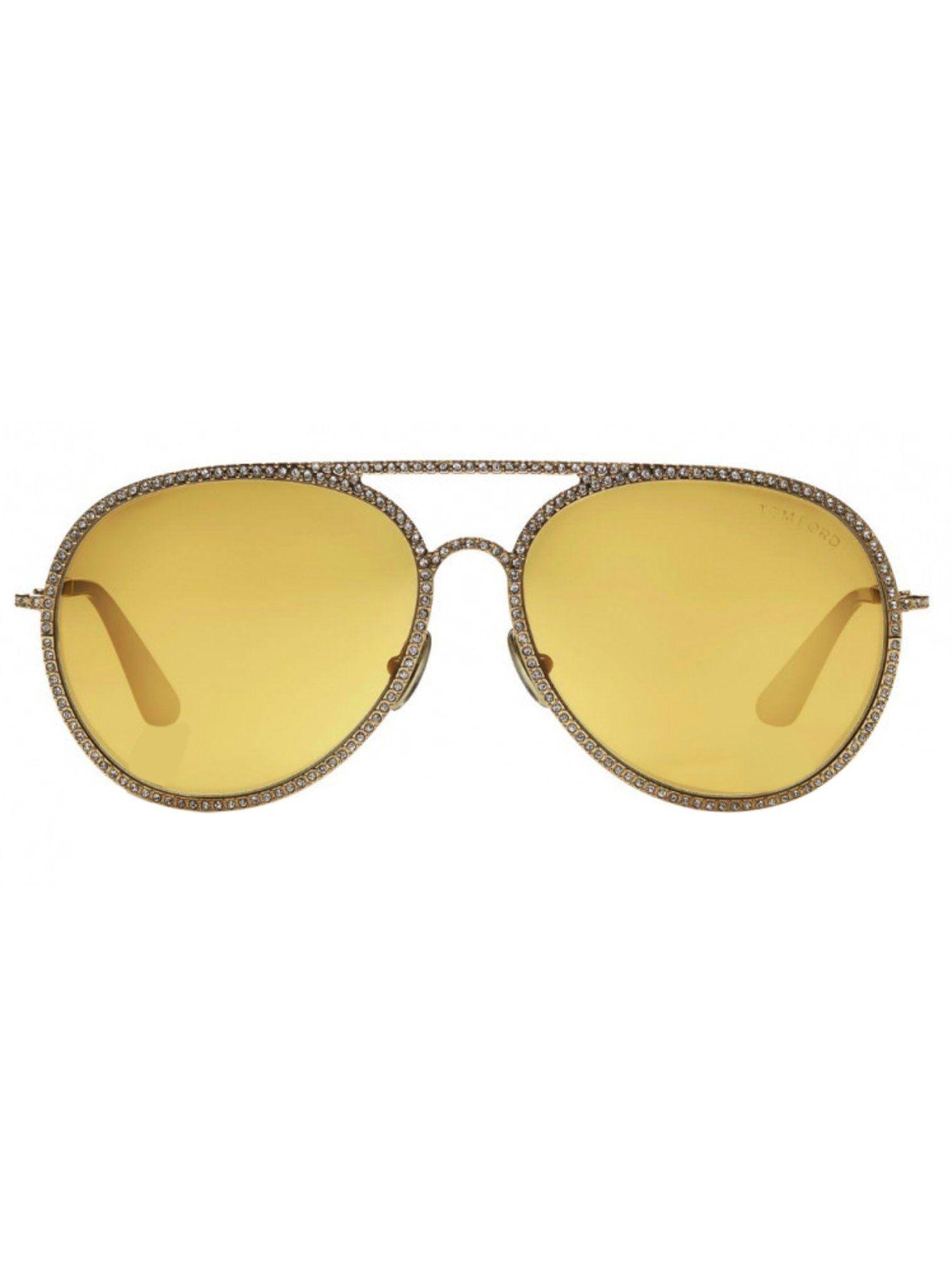 gold aviator sunglasses - ft0728 59 28g