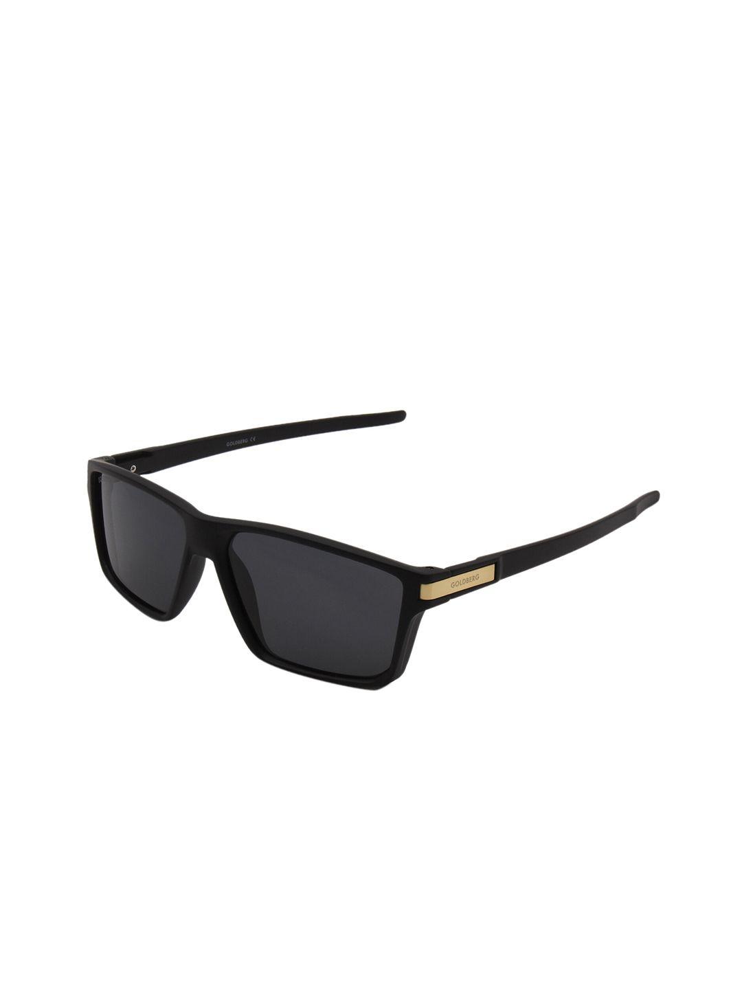 gold berg grey lens & black wayfarer sunglasses with uv protected lens gb-1021_c2