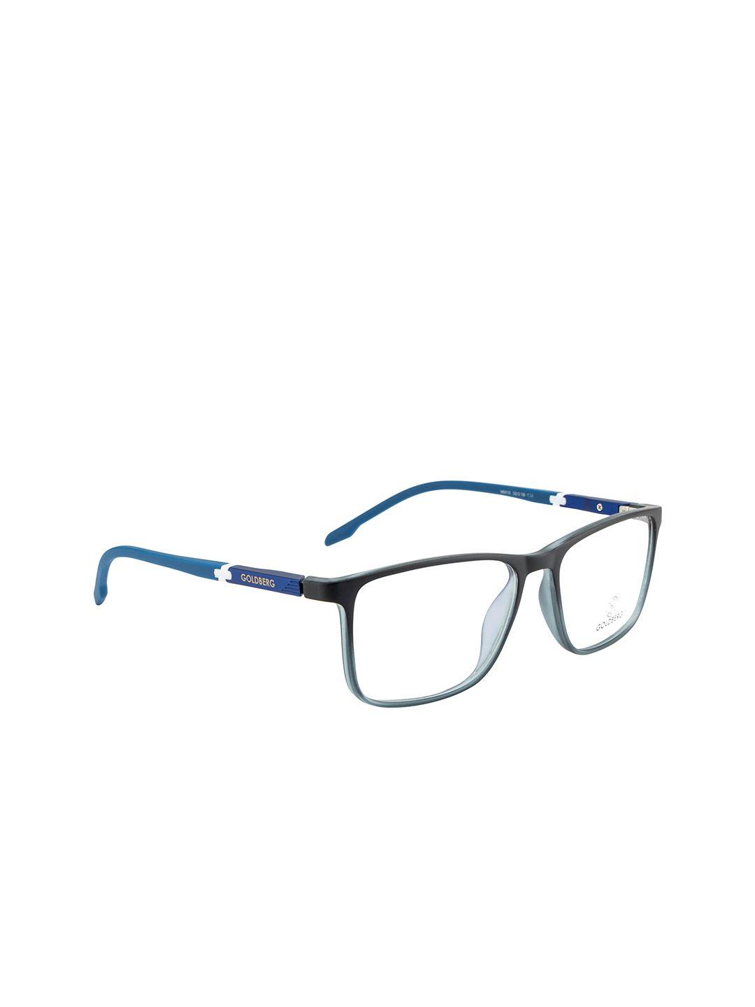 gold berg unisex blue & black full rim square frames