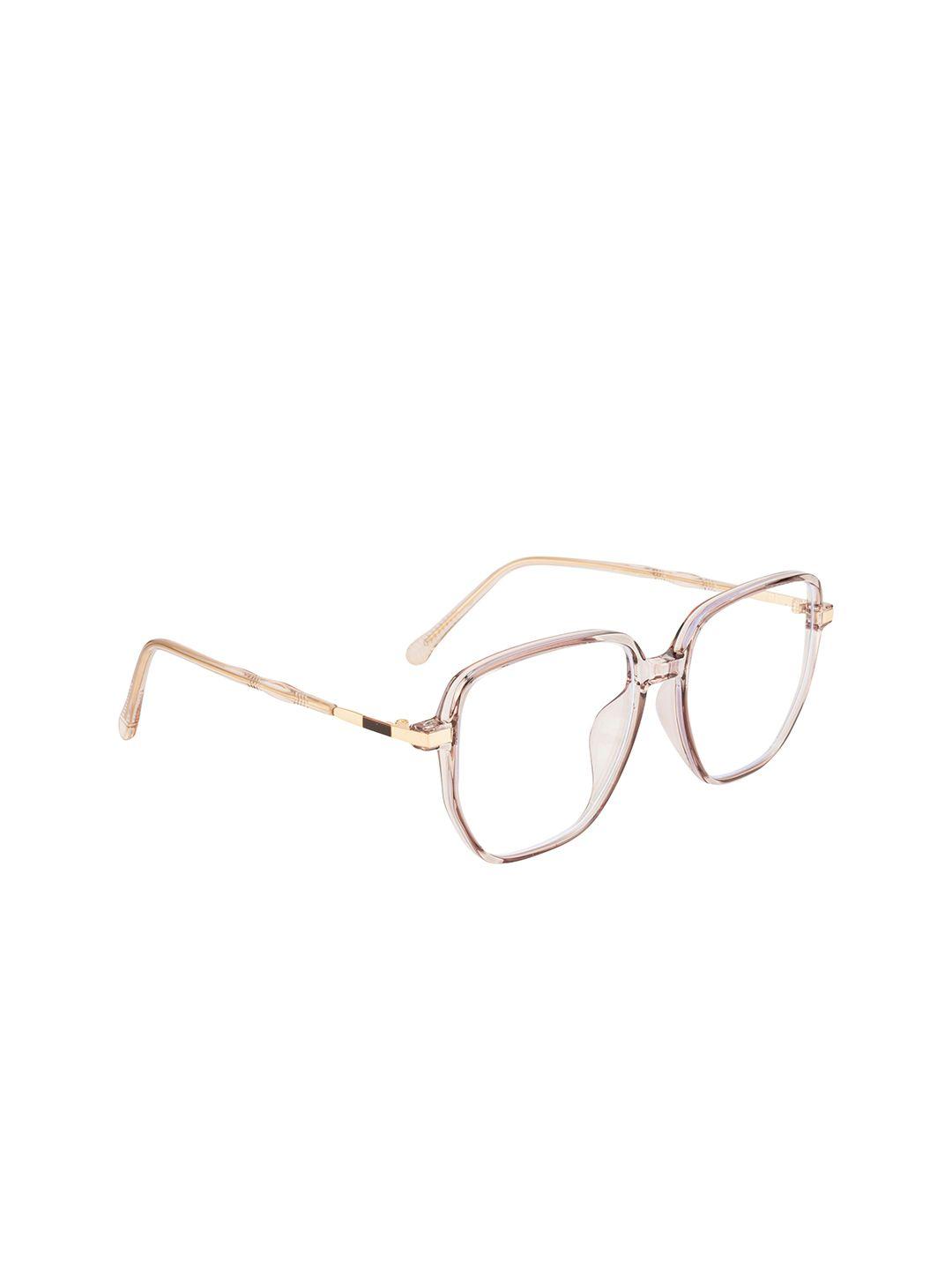 gold berg unisex brown full rim square frames eyeglasses