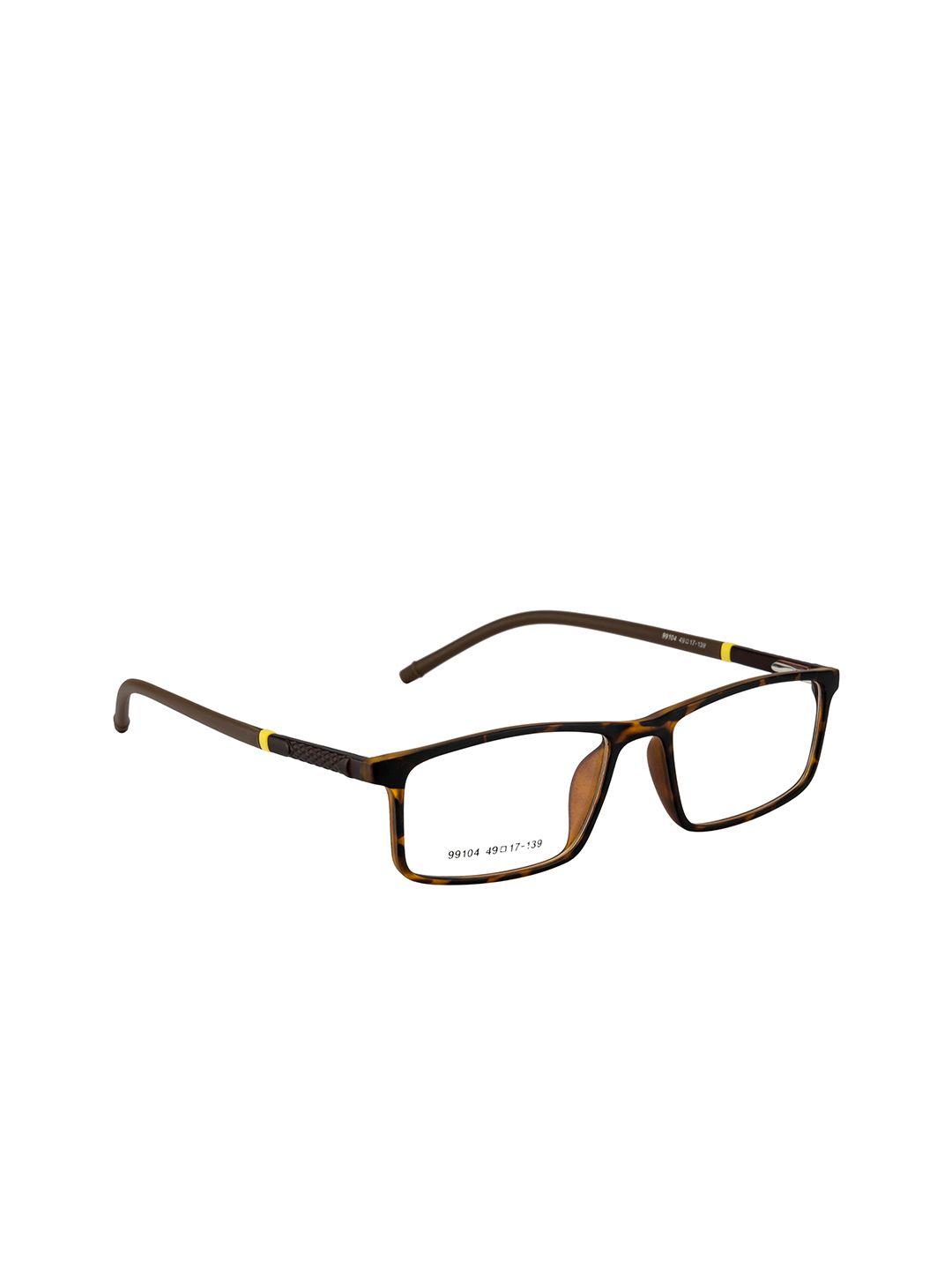 gold berg unisex brown full rim wayfarer frames eyeglasses