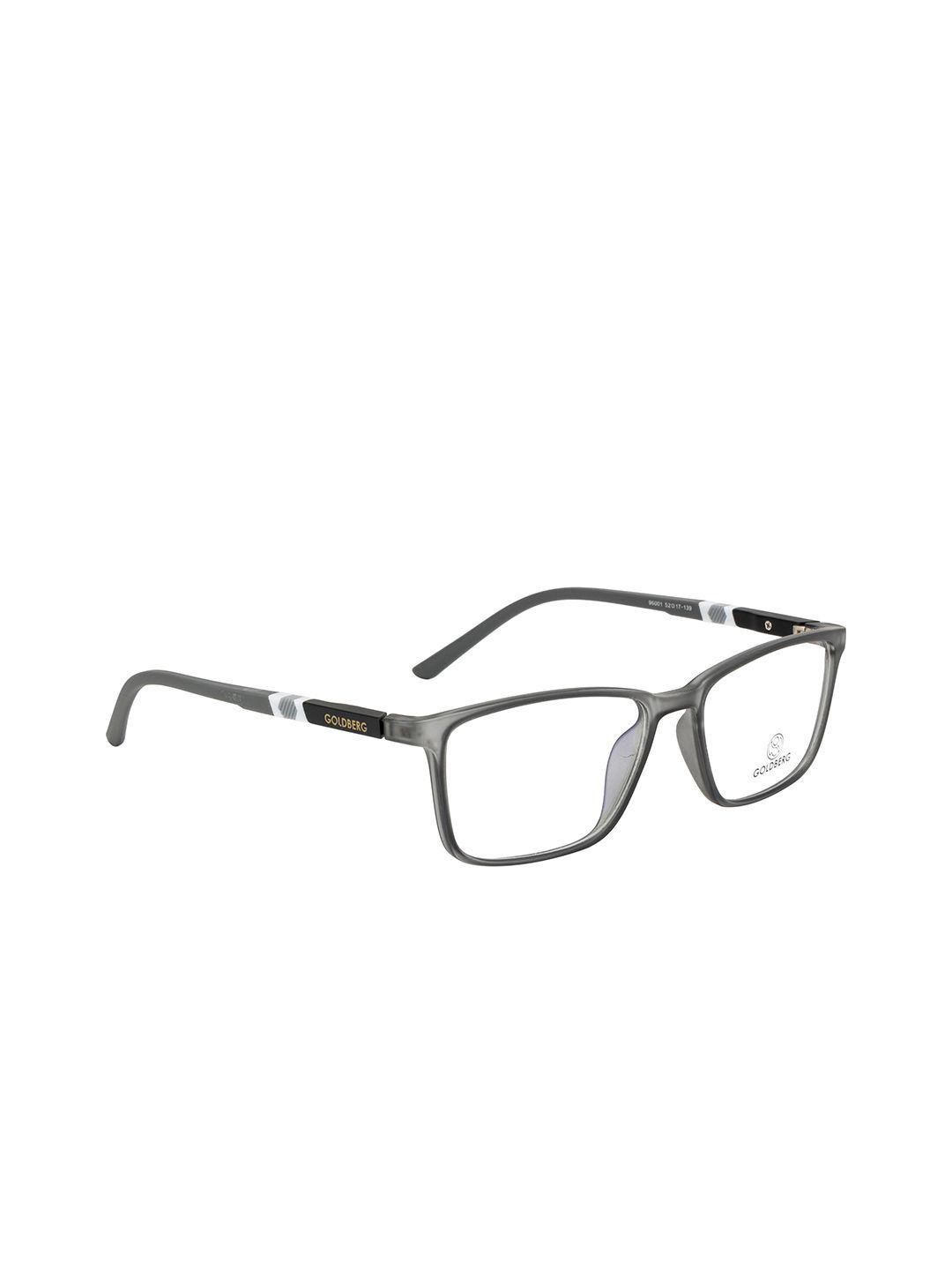 gold berg unisex grey & white abstract full rim wayfarer frames eyeglasses