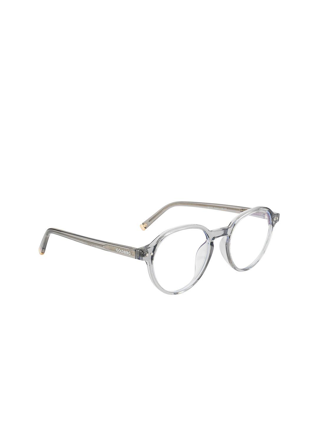 gold berg unisex grey full rim round frames