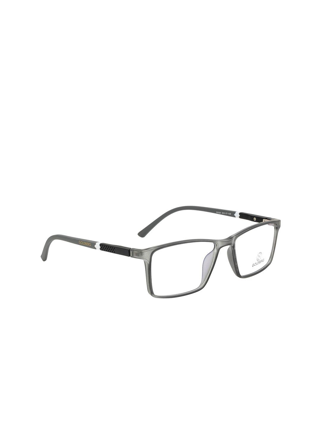 gold berg unisex grey full rim wayfarer frames eyeglasses