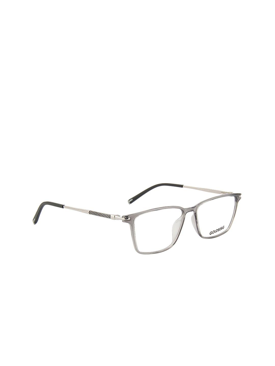 gold berg unisex grey solid full rim wayfarer frames eyeglasses
