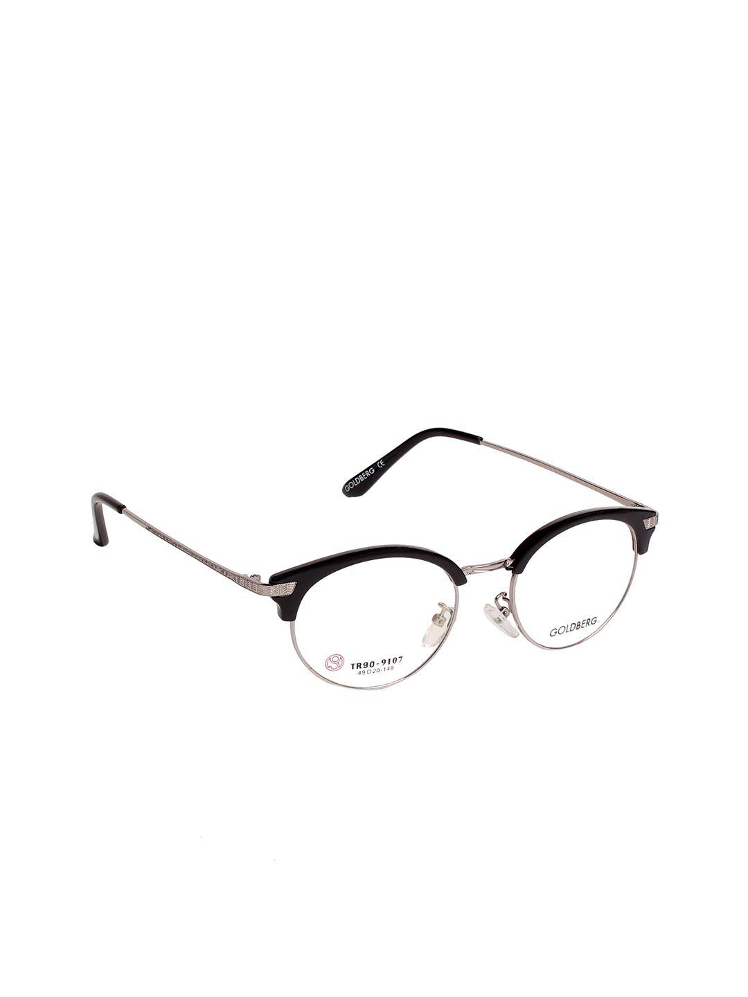 gold berg women black full rim browline frames gbm9107_c01-black