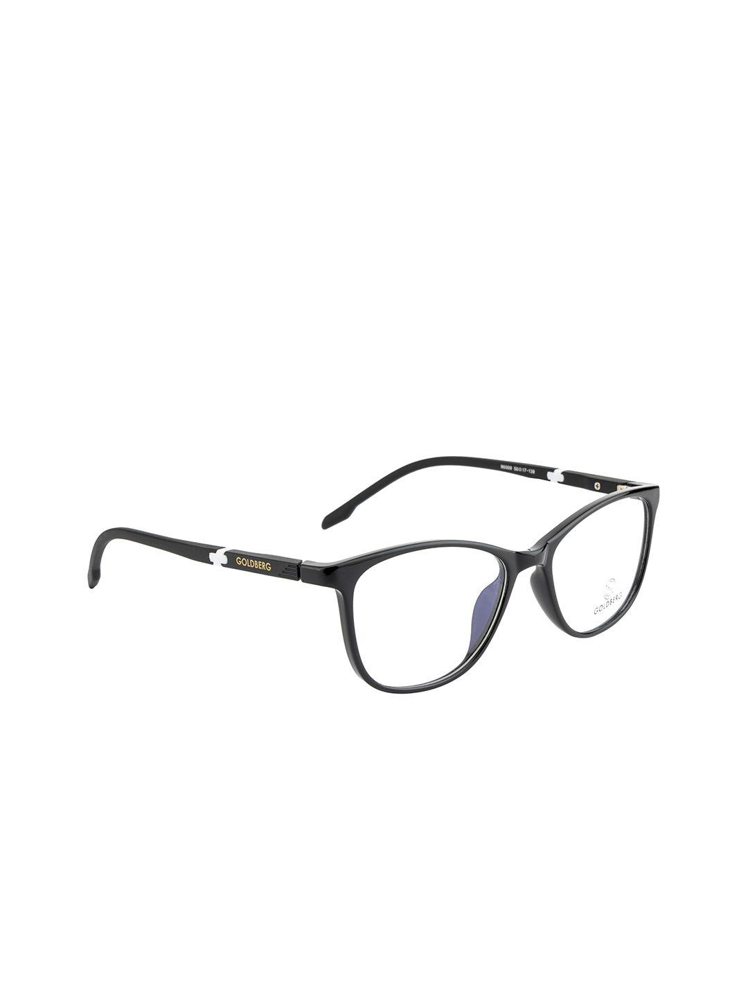 gold berg women black full rim cateye frames gb96009_blk