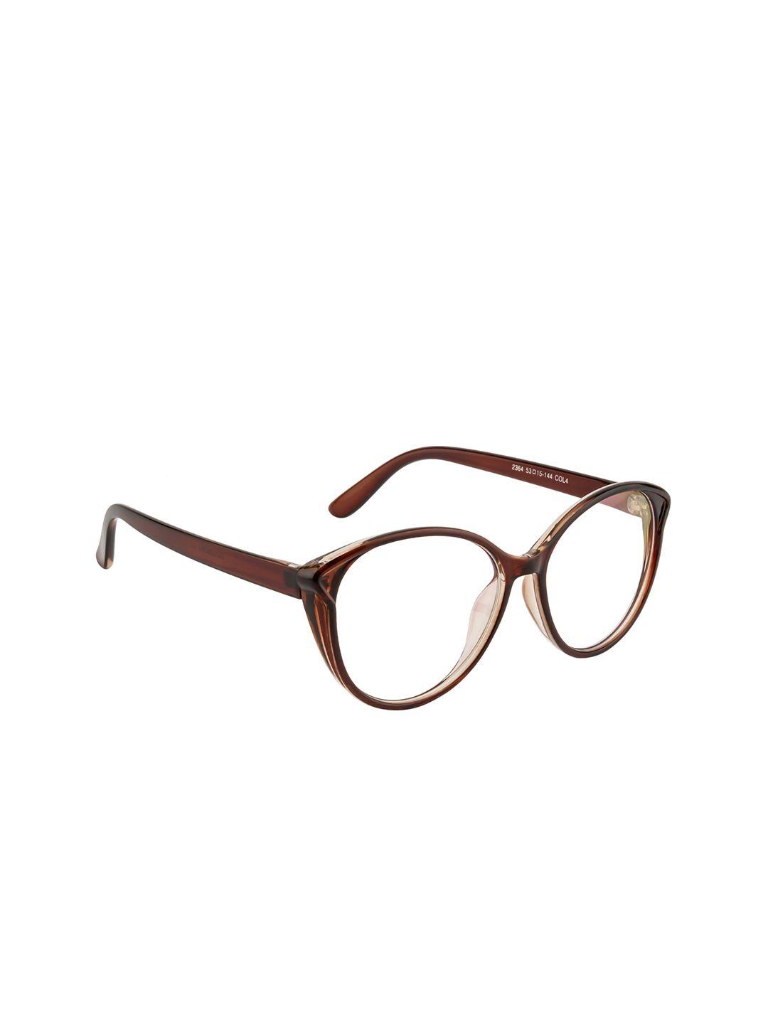 gold berg women brown full rim cateye frames