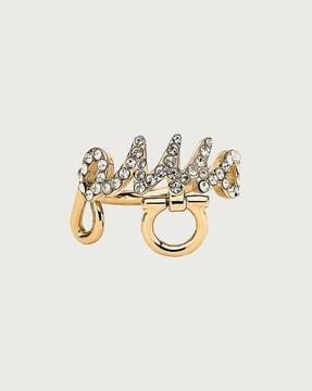 gold embellished ring