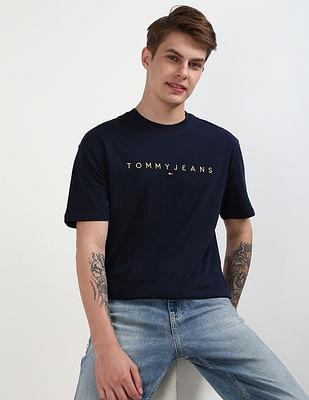 gold linear logo regular t-shirt