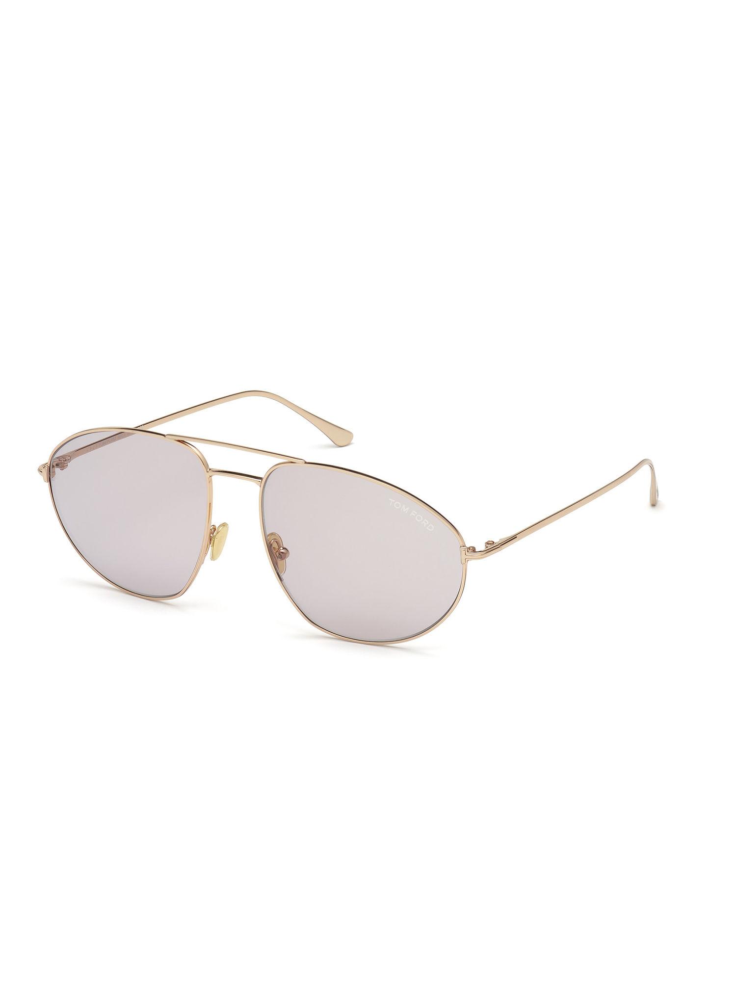 gold metal sunglasses ft0796 59 28a