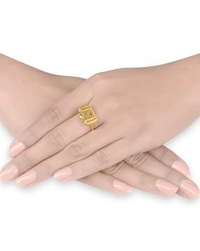 gold-plated classic ring