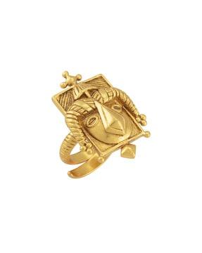 gold-plated classic ring