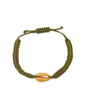 gold-plated shell bracelet