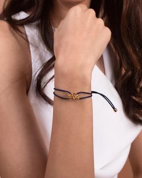 gold-plated thread bracelet