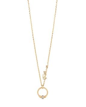 gold-plated anelli chain & pendant