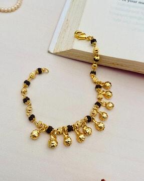 gold-plated bell bracelet