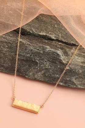 gold plated casual designer necklace for women