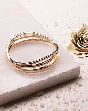 gold-plated classic bangle