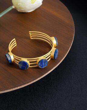gold-plated cuff bracelet